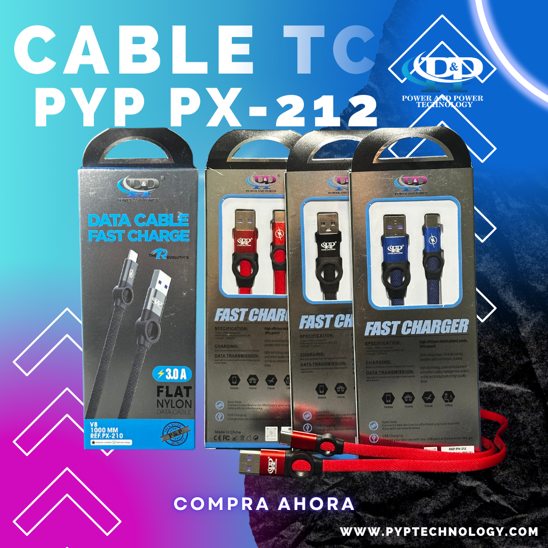 CABLE TIPO C PYP PX-212 TIPO C/V8
