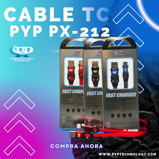 CABLE TIPO C PYP PX-212 TIPO C/V8